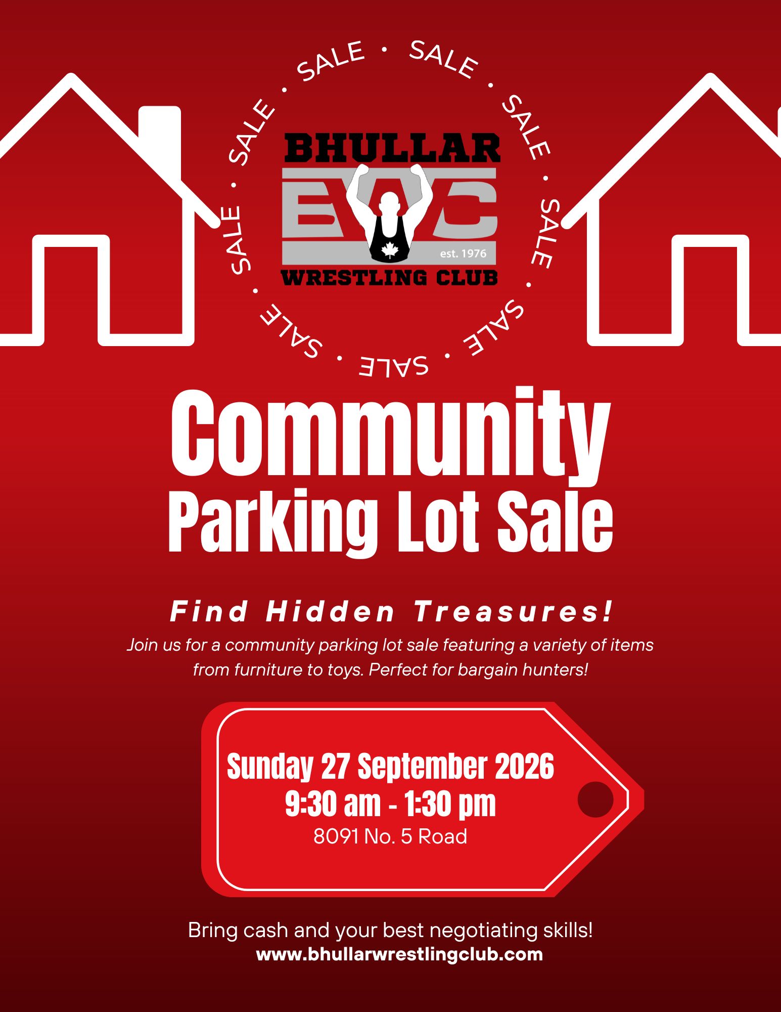 BWC Community Parking Lot Sale